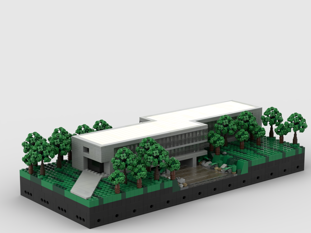 Lego Mental Health Center at 1/200th Scale