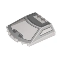 Windscreen 6 x 6 x 1 1/3 with Light Bluish Grey Cockpit Print