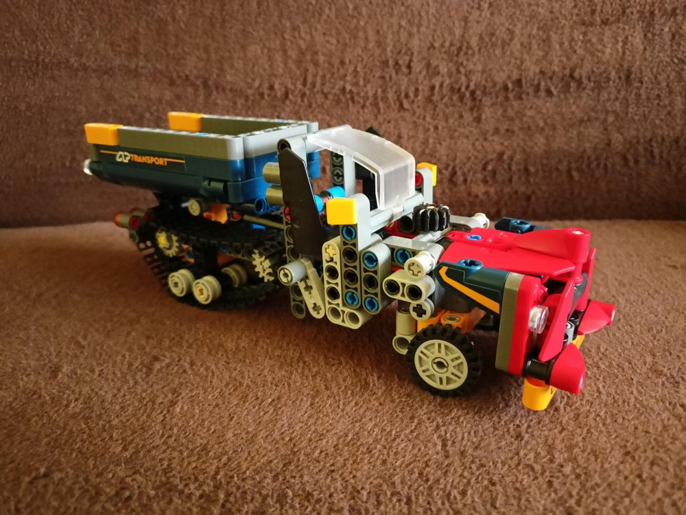Lego 42147+42148 Half-track Truck [series: "Road"] (combination)