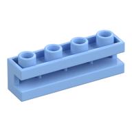 Lego Brick Special 1 x 4 with Groove / Bright Light Blue