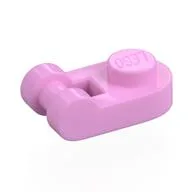 Plate Special 1 x 1 Rounded with Handle / Bright Pink
