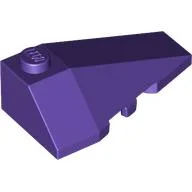Brick Wedged, Sloped 4 x 2 Triple Right / Dark Purple