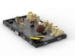 Attack of The Clons Anakin SKywalker, Obi-Wan Kenobi, Yoda vs Count Dooku