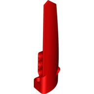 Lego Technic Panel Fairing #6 Long Smooth, Side B / Red