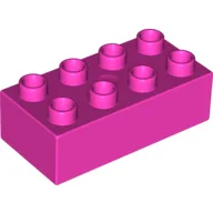 Duplo Brick 2 x 4 / Dark Pink