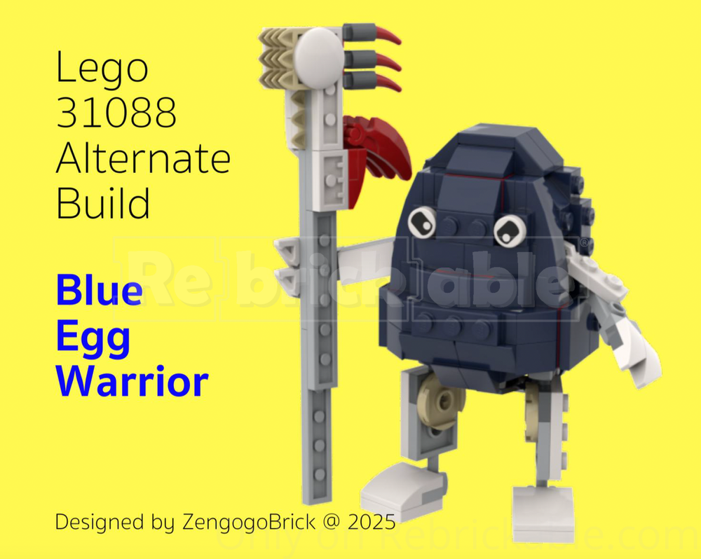 Lego 31088 Blue Egg Warrior