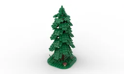 LEGO Tree MOC – Realistic Forest Tree