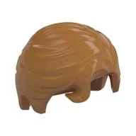 Hair Swept Right with Front Curl / Medium Nougat