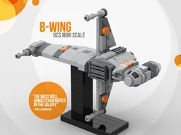 PiXEL-DANs B Wing UCS Mini-Scale 1:125