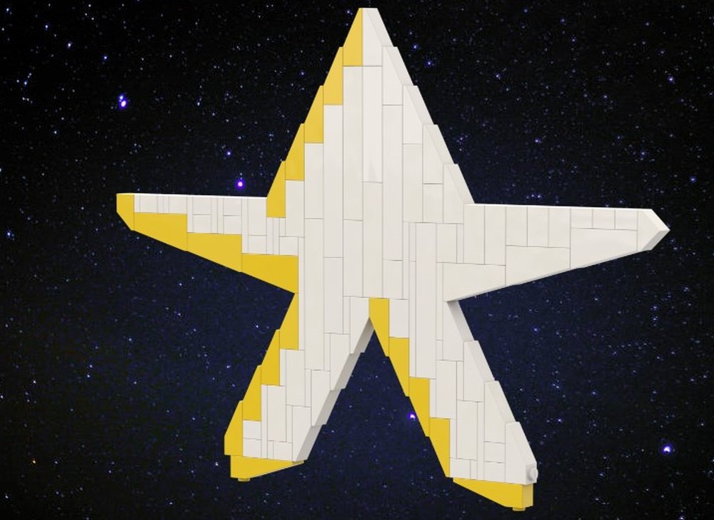Lego Brick Built Star