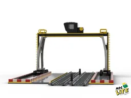 Crane docking train station