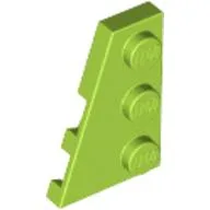 Wedge Plate 3 x 2 Left / Lime