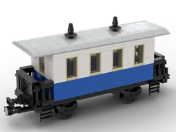 Blue passenger car (second class)