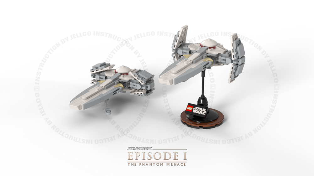 Lego Micro Size Sith Infiltrator(Scimitar)