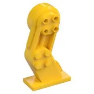 Mech Leg, Left, with Black Pin / Yellow