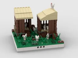 Chicken coop for a Modular Village
