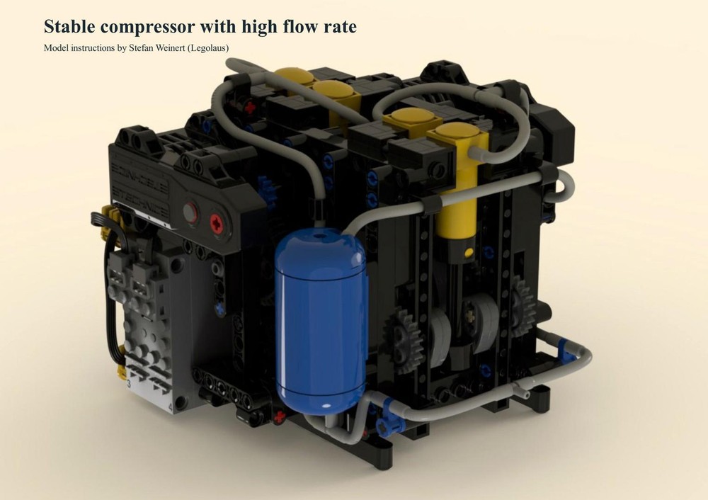 Lego Stable compressor with high flow rate