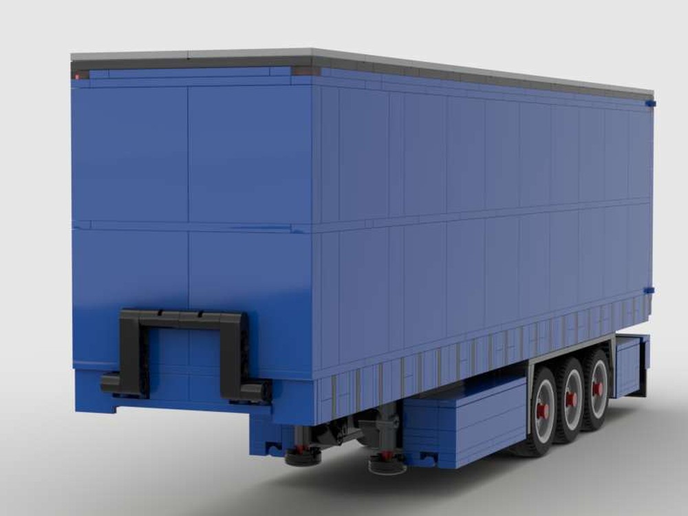 Lego curtainsider semi-trailer