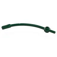 Bar Curved with Axle End and 1 x 1 Round Plate / Dark Green