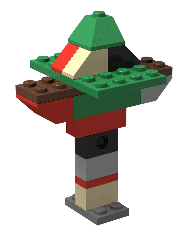 Lego 2020 Advent Challenge – Day 22 [Totem Pole]