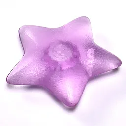 Clikits Icon, Star 2 x 2 Large with Pin / Trans-Light Purple