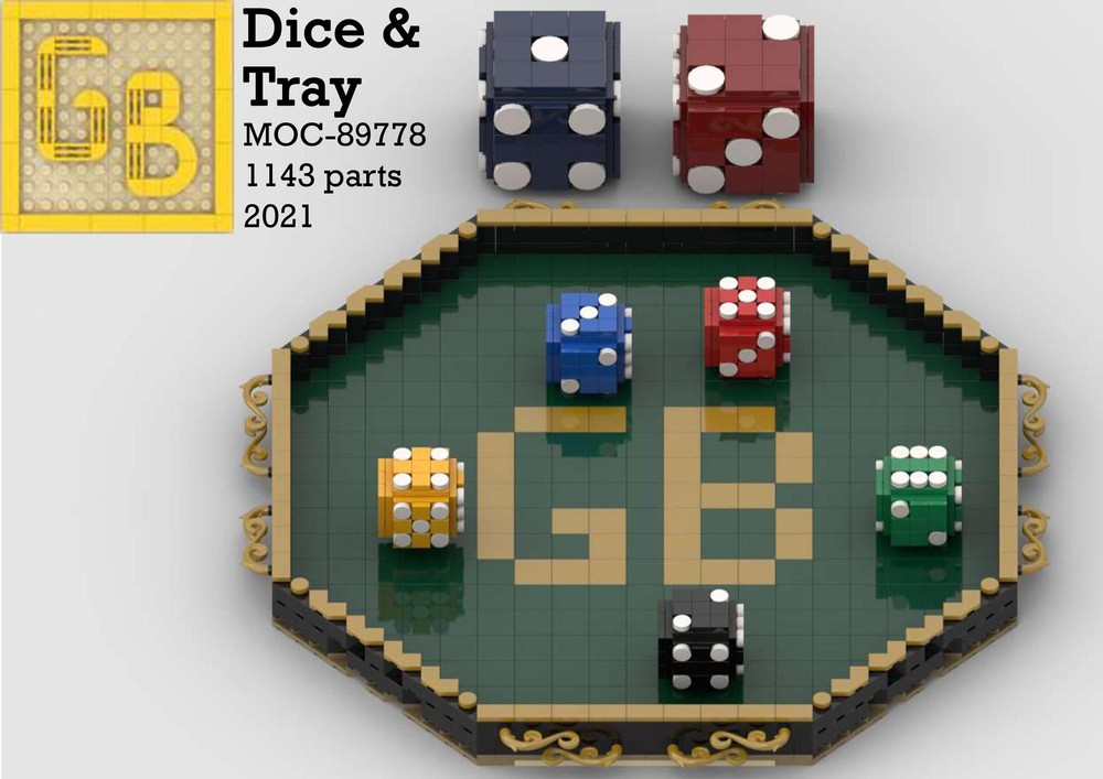 Lego Dice & tray