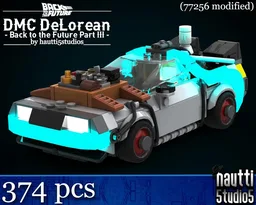 DMC Delorean - Back to the Future Part III (77256 modified)