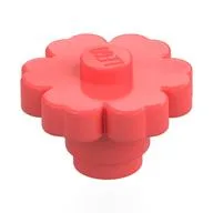 Plant, Flower 2 x 2 - Round [Solid Stud] / Coral