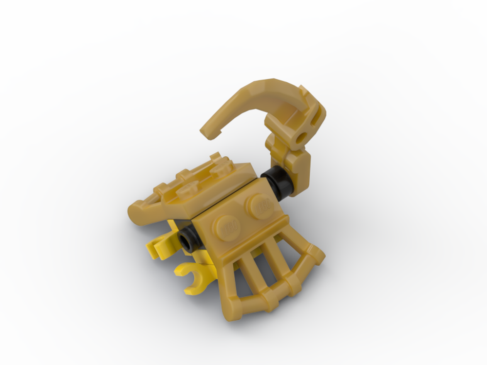 Lego 8-piece yellow Scorpion