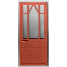 Scala, Door Mullioned, Hinged 10 x 1 x 18 2/3 / Salmon