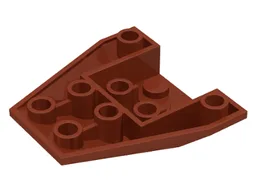 Brick Wedged, Sloped Inverted 4 x 4 Triple [2 Connections between Front Studs]