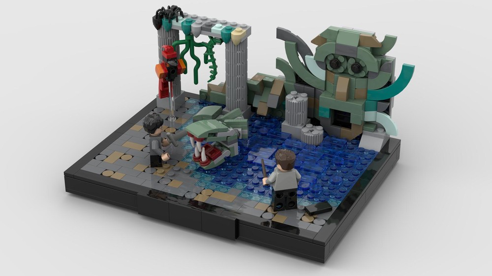 Lego Harry Potter and the Chamber of Secrets - Basilisk Diorama