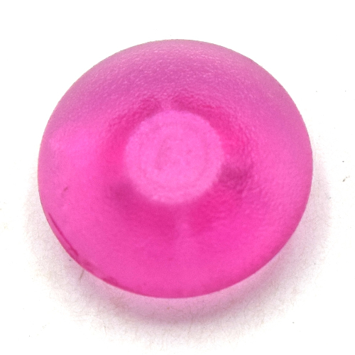 Lego Clikits Icon, Round 2 x 2 Small Thin with Pin / Trans-Dark Pink