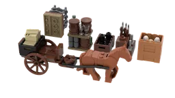 Castle Cart with Swappable Containers