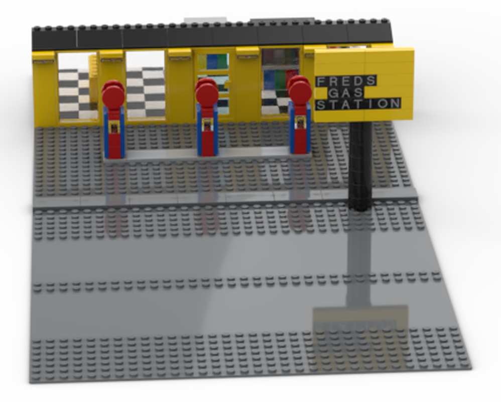 Lego Vintage gas station