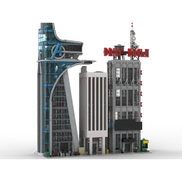 Cheap white skyscraper