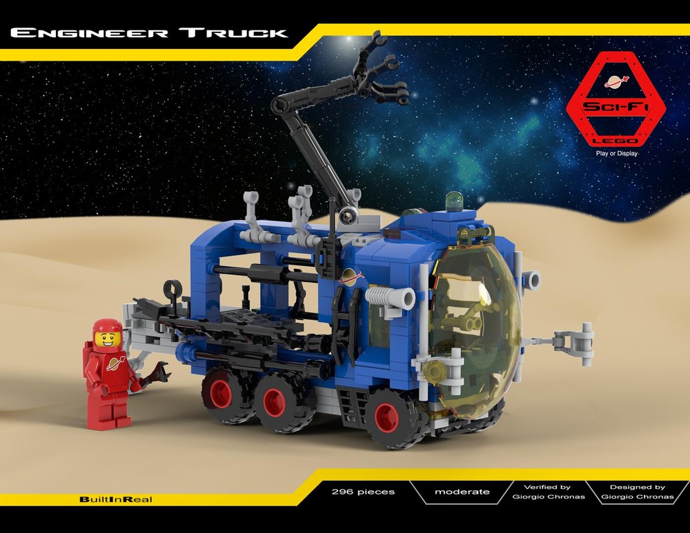 Lego Space Engineer Truck