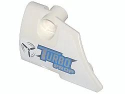 Technic, Panel Fairing # 1 Small Smooth Short, Side A with Propeller and 'TURBO PROP' Pattern (Sticker) - Set 42025