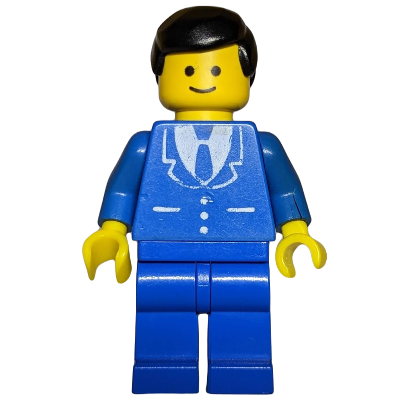 Lego Man - Blue Suit, Blue Legs