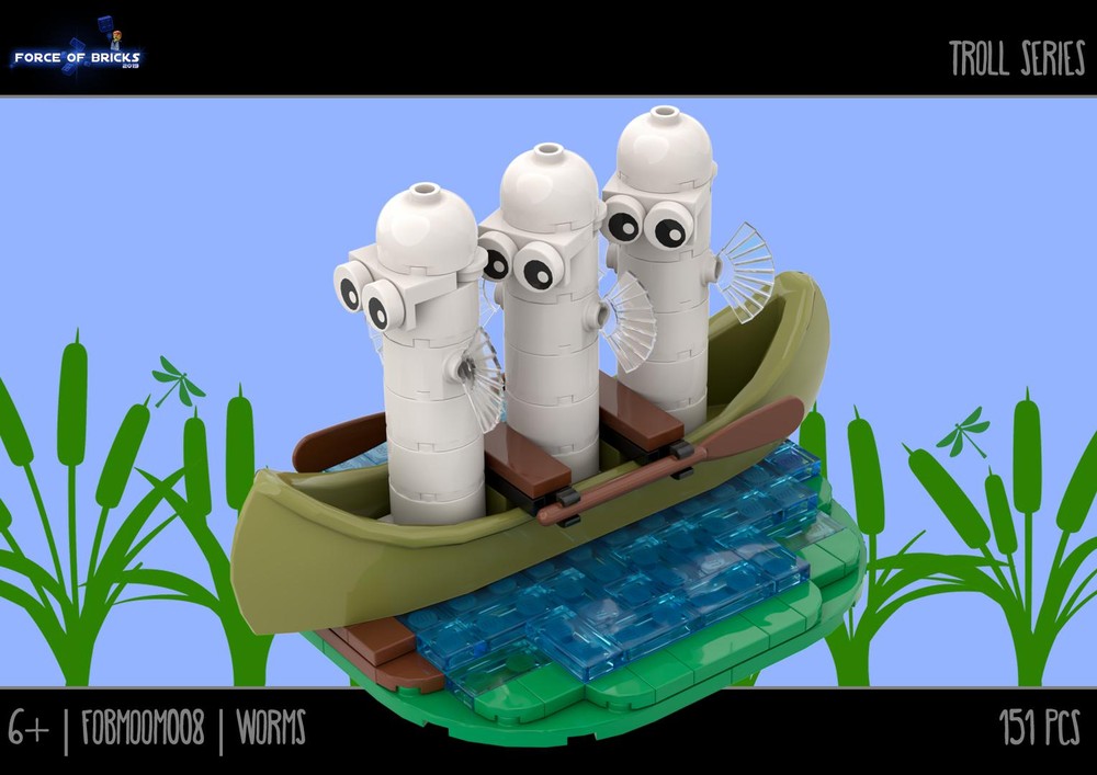 Lego Worms (Hattifatteners) (fobmoom008) | Force of Bricks