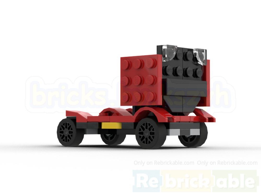 Lego Red Truck (30709 Hypercar 499P Alternate)