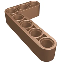 Technic Beam 3 x 5 L-Shape Thick / Copper