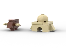 Ben Kenobis hut and bantha nano