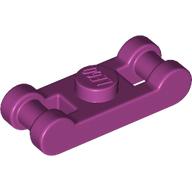 Lego Plate Special 1 x 1 with Handle on 2 Ends / Magenta