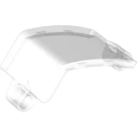 Technic Panel Curved and Bent 6 x 3 / Trans-Clear