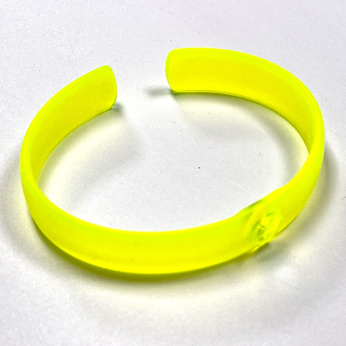 Lego Clikits Bracelet, Bangle with Hole / Trans-Neon Green