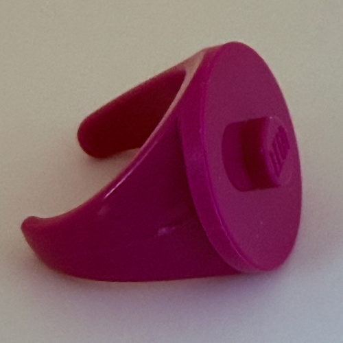 Lego Ring 14 mm Inside Diameter [For Humans] / Magenta