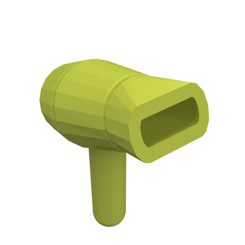 Lego Belville / Scala, Equipment, Hair Dryer / Medium Lime
