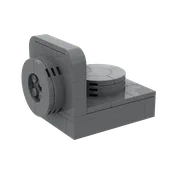 Upscaled 1x1 Downwards Facing Bracket