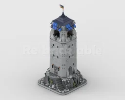 Medieval Castle: Tower with movable Minifigures Holder